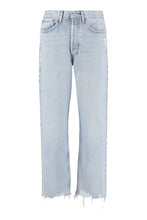 Load image into Gallery viewer, 90's Crop loose- straight jeans
