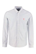 Load image into Gallery viewer, Striped cotton button-down shirt
