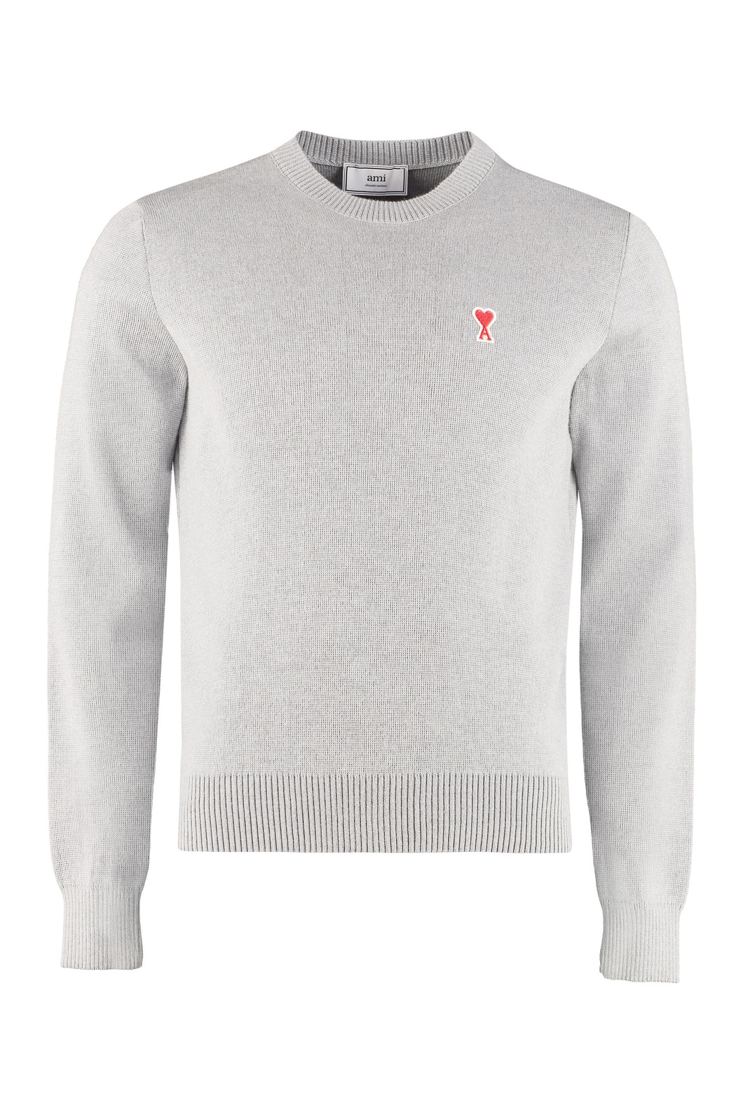 Crew-neck wool sweater