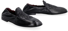 Load image into Gallery viewer, Logo detail leather loafers
