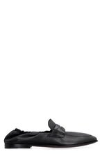 Load image into Gallery viewer, Logo detail leather loafers
