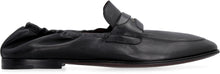 Load image into Gallery viewer, Logo detail leather loafers
