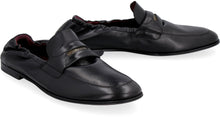 Load image into Gallery viewer, Logo detail leather loafers
