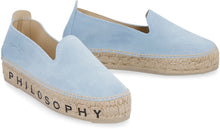 Load image into Gallery viewer, Suede espadrilles - Philosophy x Manebí
