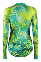Load image into Gallery viewer, Printed jersey bodysuit blouse
