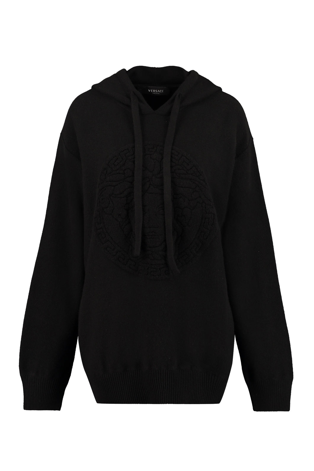 Knitted hoodie
