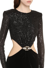 Load image into Gallery viewer, Red Carpet sequin dress
