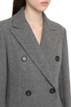Load image into Gallery viewer, Adua Double-breasted wool and cashmere coat
