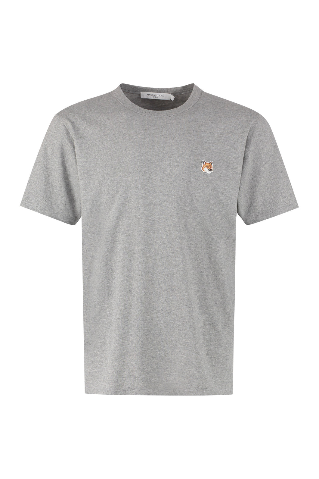 Patch detail cotton t-shirt