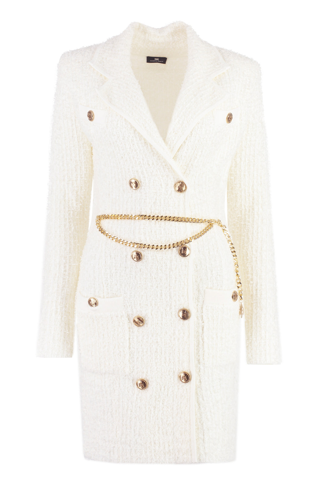 belted knit dress