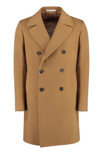 Load image into Gallery viewer, Arden Double-breasted virgin wool  coat
