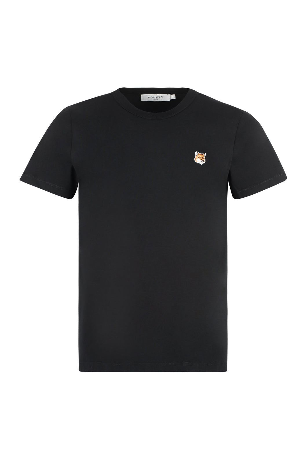 Patch detail cotton t-shirt