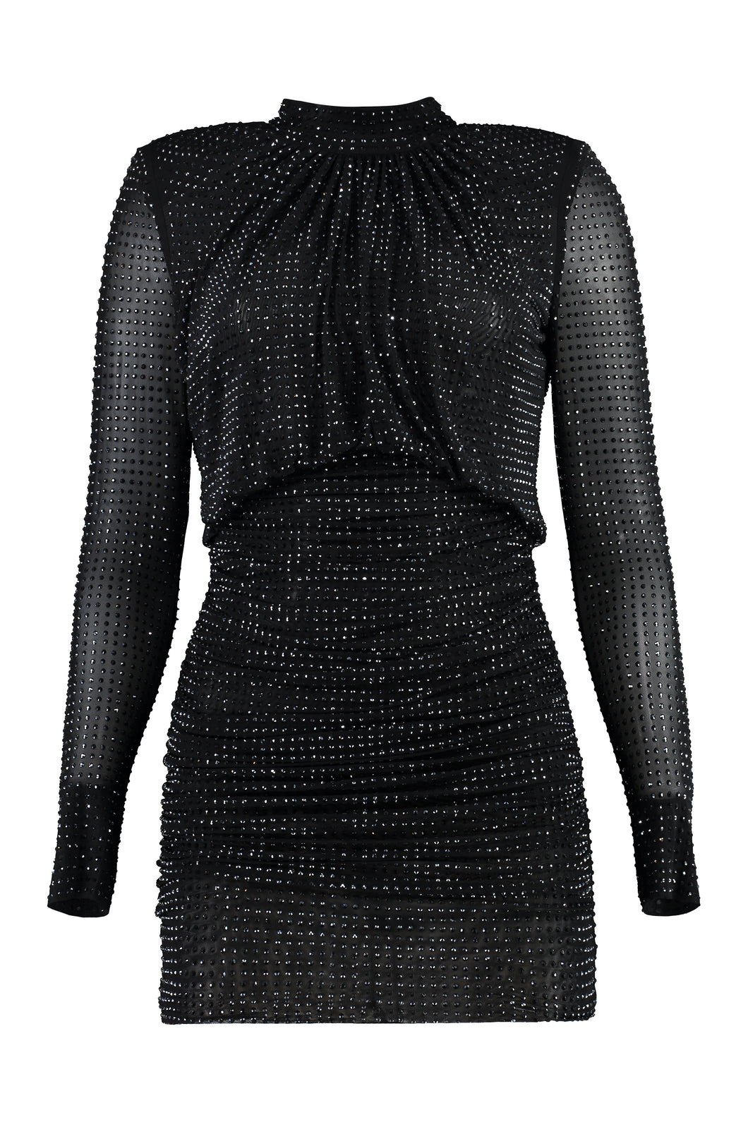 Glitter polka-dot tulle dress