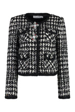 Load image into Gallery viewer, Boucle jersey single-breasted jacket
