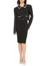 Load image into Gallery viewer, Knitted jacket with decorative buttons
