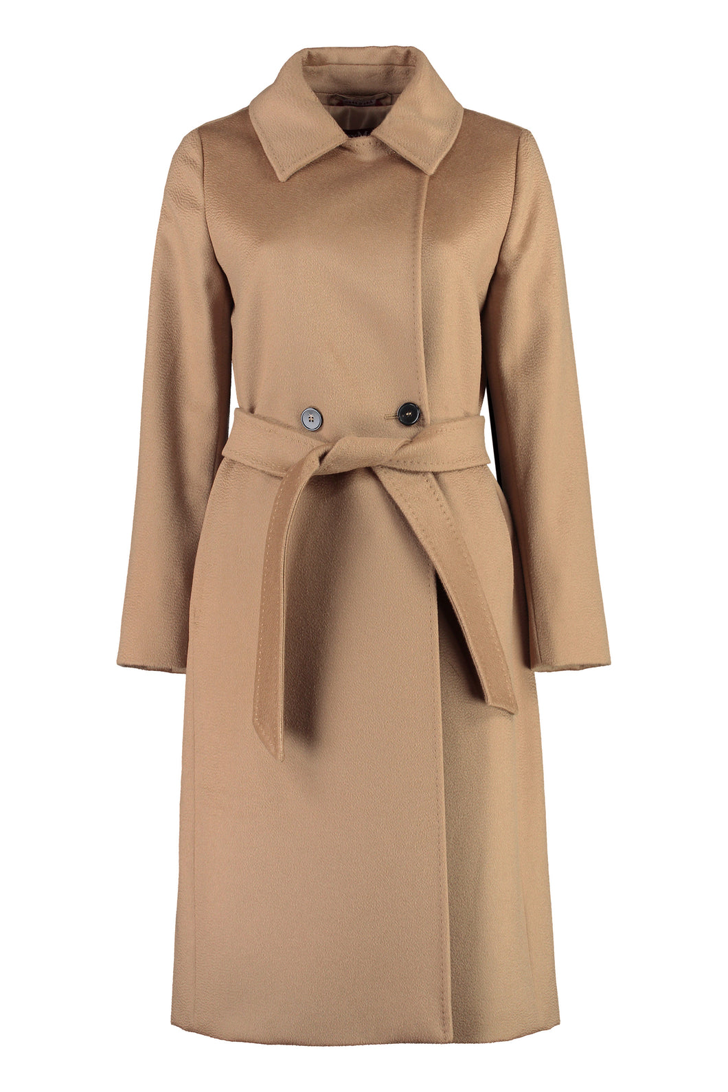 Bcollage double-breasted virgin wool coat