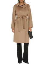 Load image into Gallery viewer, Bcollage double-breasted virgin wool coat
