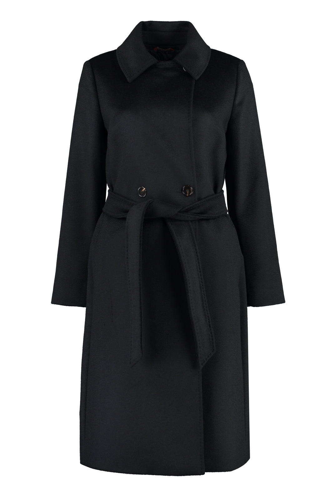 Bcollage double-breasted virgin wool coat