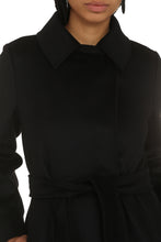 Load image into Gallery viewer, Bcollage double-breasted virgin wool coat
