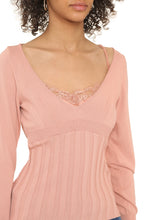 Load image into Gallery viewer, BeachVolley ribbed knit top
