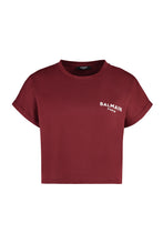Load image into Gallery viewer, Cotton crew-neck T-shirt
