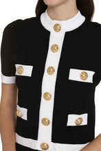 Load image into Gallery viewer, Embellished button cardigan
