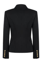 Load image into Gallery viewer, Double-breasted virgin wool jacket
