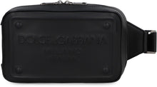 Load image into Gallery viewer, Leather belt bag with logo
