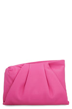 Load image into Gallery viewer, Leather clutch with logo
