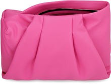 Load image into Gallery viewer, Leather clutch with logo
