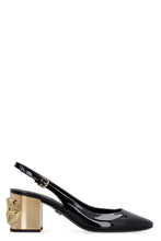 Load image into Gallery viewer, Patent leather slingback pumps
