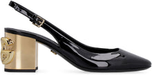 Load image into Gallery viewer, Patent leather slingback pumps
