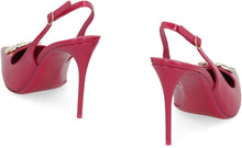 Load image into Gallery viewer, Leather slingback pumps
