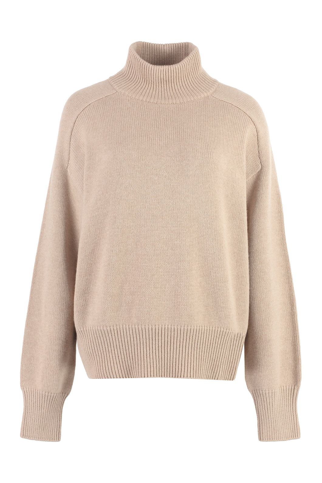 Turtleneck wool pullover