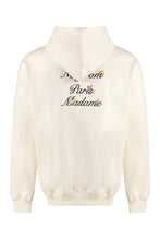 Load image into Gallery viewer, Slogan à Fleurs cotton hoodie

