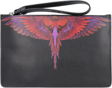 Load image into Gallery viewer, Printed leather flat pouch
