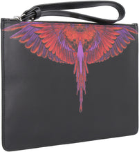 Load image into Gallery viewer, Printed leather flat pouch
