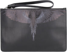 Load image into Gallery viewer, Printed leather flat pouch
