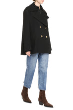 Load image into Gallery viewer, Double-breasted virgin wool coat
