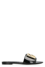 Load image into Gallery viewer, Leather slides with logo
