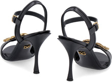 Load image into Gallery viewer, Leather heeled sandals
