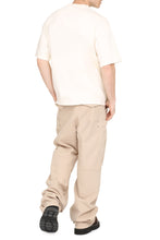 Load image into Gallery viewer, Slogan à Fleurs cotton crew-neck T-shirt
