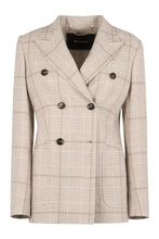 Load image into Gallery viewer, Double-breasted virgin wool jacket
