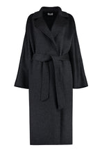 Load image into Gallery viewer, Wool long coat
