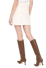 Load image into Gallery viewer, Leak wool mini skirt
