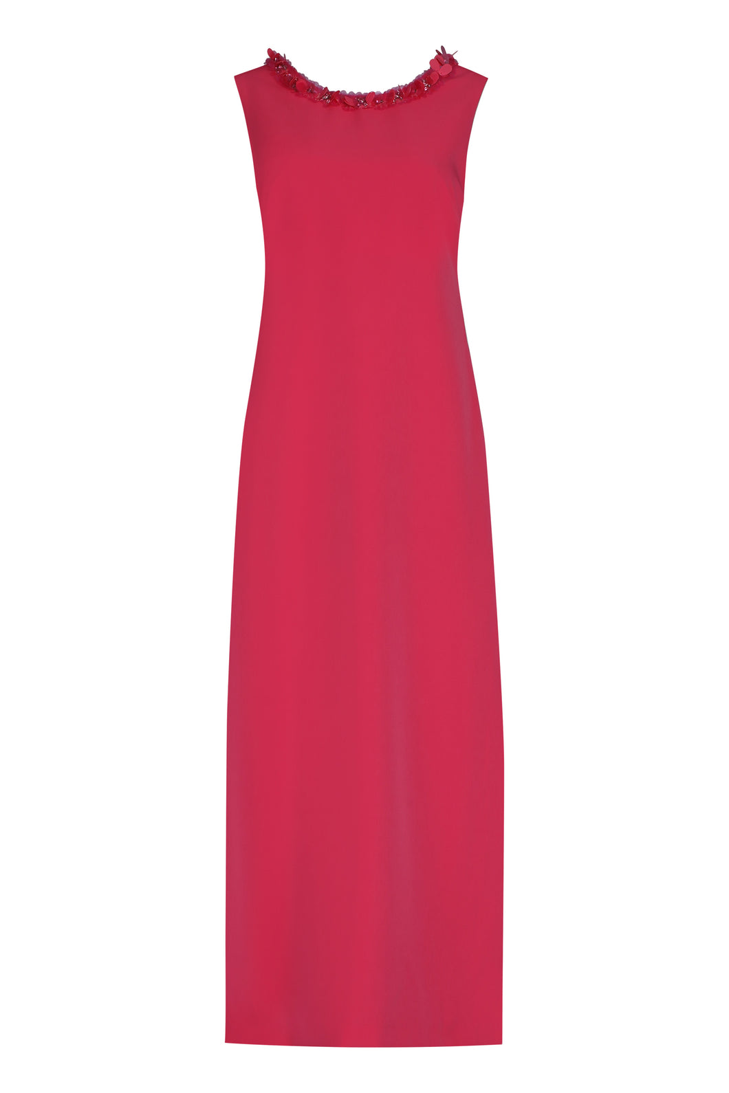 Dress with floral embroidery