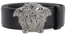 Load image into Gallery viewer, Medusa-buckle leather belt
