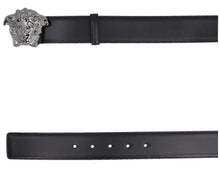 Load image into Gallery viewer, Medusa-buckle leather belt
