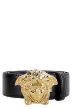 Load image into Gallery viewer, Medusa head leather belt
