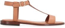 Load image into Gallery viewer, Leather flat sandals
